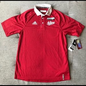 Indiana Hoosiers Adidas Polo - Size Small